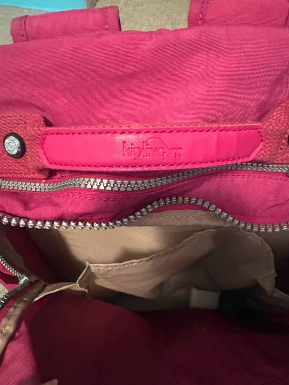 Kipling Seoul Go Small Backpack in Pink - Picture 7 of 11